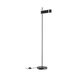Lampadaire LED 3-Step-Dim Jagun 2700K 1250lm 20,4W Anthracite Feutre Matière plastique Métal