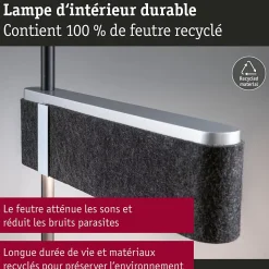 Lampadaire LED 3-Step-Dim Jagun 2700K 1250lm 20,4W Anthracite Feutre Matière plastique Métal