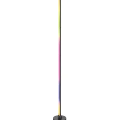 Lampadaire LED 17W - RGB Multicolore - Télécommande - Noir - 1462mm