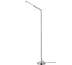 Lampadaire LED 6,5W, 3000K, 700 lm, variateur tactile, nickel mat - Trio - Filigran