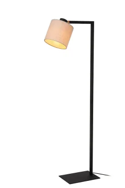 Lampadaire LESLEY en métal avec 1xE27 - Noir - Lucide