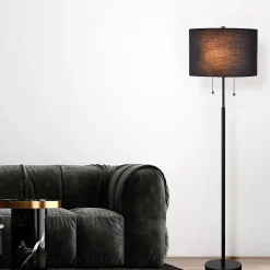 Lampadaire Light Prestige Fogo noir 2 x E27 1 pc.
