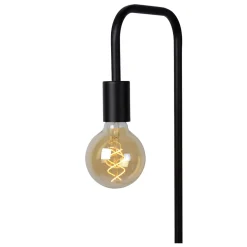 Lampadaire LORIN en acier avec 1xE27 - Noir - Lucide
