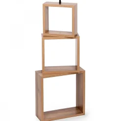 Lampadaire Mansfield avec étagère hauteur 140 cm E27 effet bois noir crème lux.pro