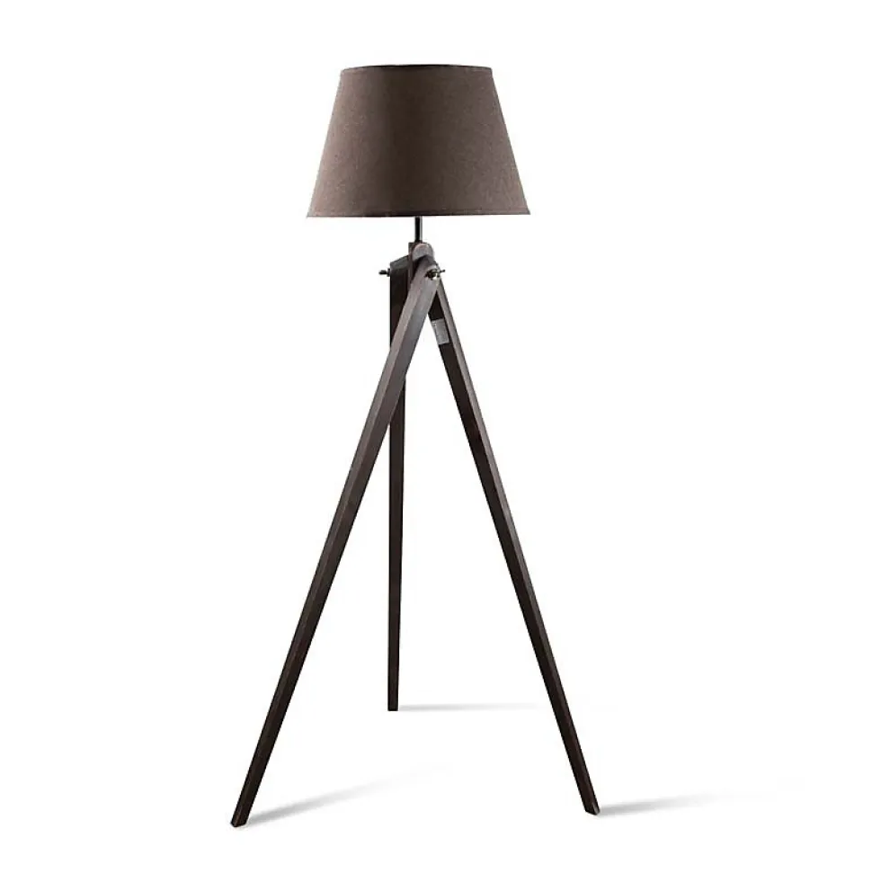 Lampadaire Marron 150cm Modèle Deep Trepied Old Wood Mac-andrews