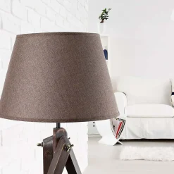 Lampadaire Marron 150cm Modèle Deep Trepied Old Wood Mac-andrews