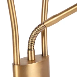 Lampadaire moderne bronze avec LED et variateur - Lexus