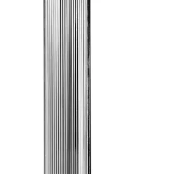 Lampadaire moderne chromé avec LED à 3 niveaux de luminosité - Line-up