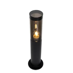 Lampadaire moderne d'extérieur noir 45 cm IP44 - Rox