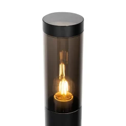 Lampadaire moderne d'extérieur noir 45 cm IP44 - Rox