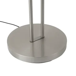 Lampadaire moderne en acier avec bras de lecture avec LED et variateur - Divo