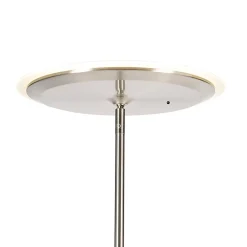 Lampadaire moderne en acier avec LED dimmable et bras de lecture - Strela