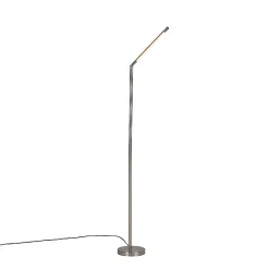 Lampadaire moderne en acier avec LED - Berdien