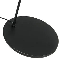 Lampadaire moderne en arc noir - Vinossa