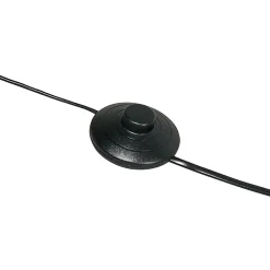 Lampadaire moderne en arc noir - Vinossa