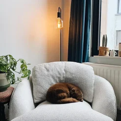 Lampadaire moderne noir - Facil