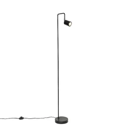 Lampadaire moderne noir réglable - Java