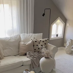 Lampadaire moderne noir réglable - Java