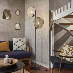 Lampadaire Naytto E27 IP20 40W H.172,5 x P.30 cm Corep coloris naturel