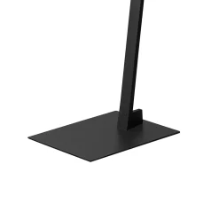 Lampadaire Nesna E27 185 cm noir blanc lux.pro