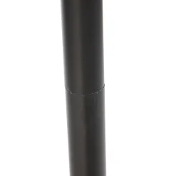 Lampadaire noir avec abat-jour granny doré - Classico