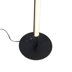 Lampadaire noir avec LED et variateur tactile 3 niveaux d'intensité - Line-up
