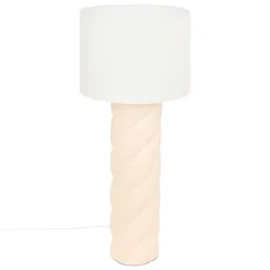 Lampadaire Noly céramique beige H102cm - Atmosphera