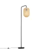 Lampadaire oriental en bambou - Yvonne