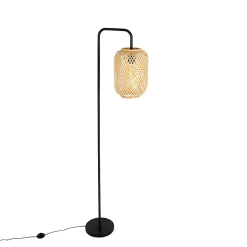 Lampadaire oriental en bambou - Yvonne