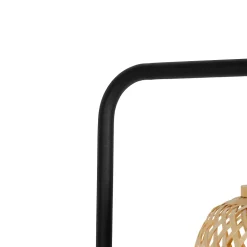 Lampadaire oriental en bambou - Yvonne