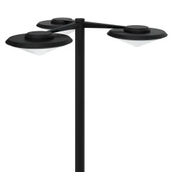 Lampadaire Ortano LED intégrée 3x1100lm 3x20W IP44 GoodHome noir