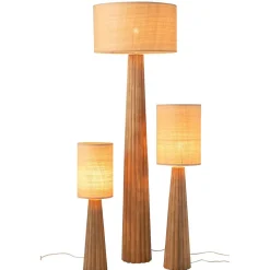 Lampadaire Parapluie en Bois "Ailanthus" 157cm Naturel