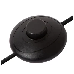 Lampadaire pied métal verre orange H.150 G9 5W Lucide, Sentino