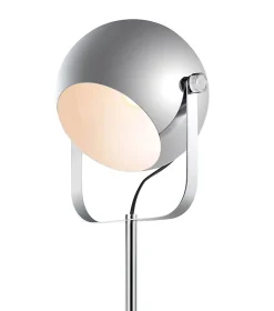 Lampadaire Roccheta GoodHome E27 argent brillant