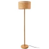 Lampadaire Rochdale hauteur 154 cm E27 jaune-brun lux.pro