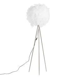 Lampadaire romantique blanc - Feather