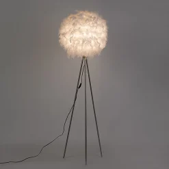 Lampadaire romantique blanc - Feather