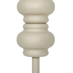 Lampadaire rétro beige avec verre mat - Fedde