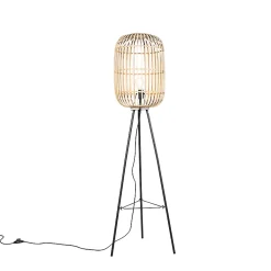 Lampadaire rustique en rotin - Manille