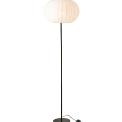 Lampadaire salon lanterne (50x50x173 cm - Blanc)