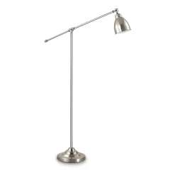 Lampadaire salon Newton PT1 nickel