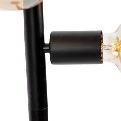 Lampadaire scandinave noir 5 lumières - Facil Tube