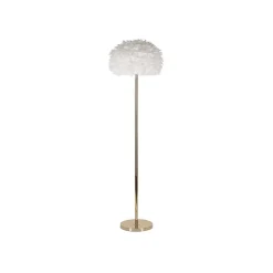 LAMPADAIRE SLIM PLUMES BLANC CM d. 43X170