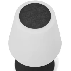 Lampadaire solaire extérieur avec LED multicolore