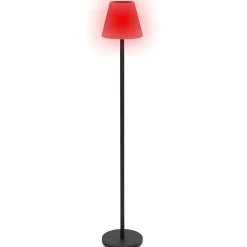 Lampadaire solaire extérieur avec LED multicolore