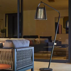 Lampadaire solaire RAYGLOW en corde H176cm