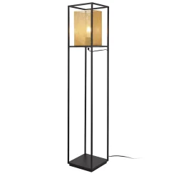 Lampadaire Southport 123 x 22 x 22 cm noir or lux.pro