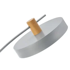 Lampadaire Stafford métal 159 x 75 x 35 cm gris lux.pro