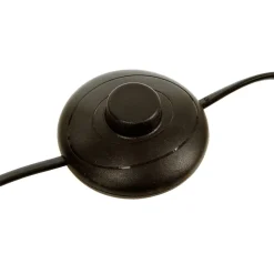 Lampadaire trépied Ebor bronze - bois & acier H152 cm - Atmosphera