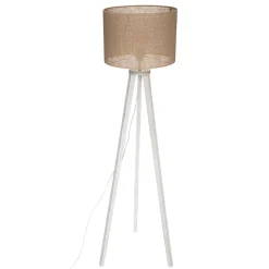 Lampadaire trépied Elva - bois - H143 cm - Atmosphera
